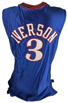 The Answer: Allen Iverson Game Used 2001-02 Philadelphia 76ers Jersey
